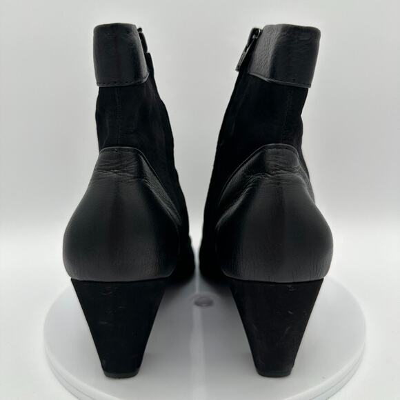 Arche Ankle Boots Womens EU 37 Black Suede Leather Quiet Luxury Comfort Capsule - Picture 4 of 9
